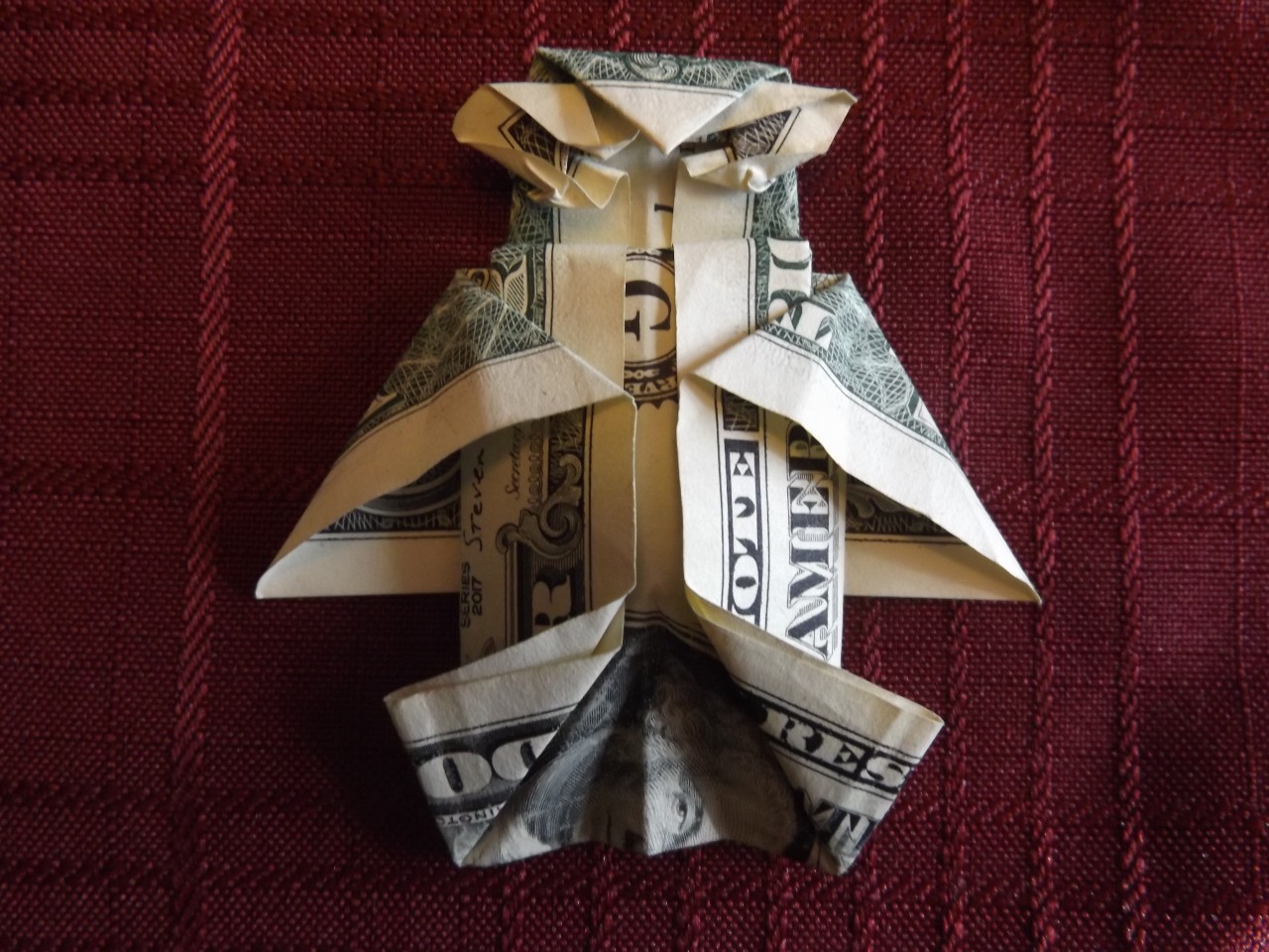 Joshua's-Origami-Folded-$1-Bills